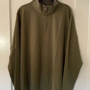 Orvis Men's Olive 1/4 Zip NWT